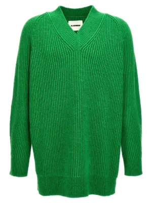 Oversized sweater JIL SANDER Green