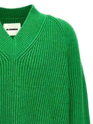 Oversized sweater Man JIL SANDER Green