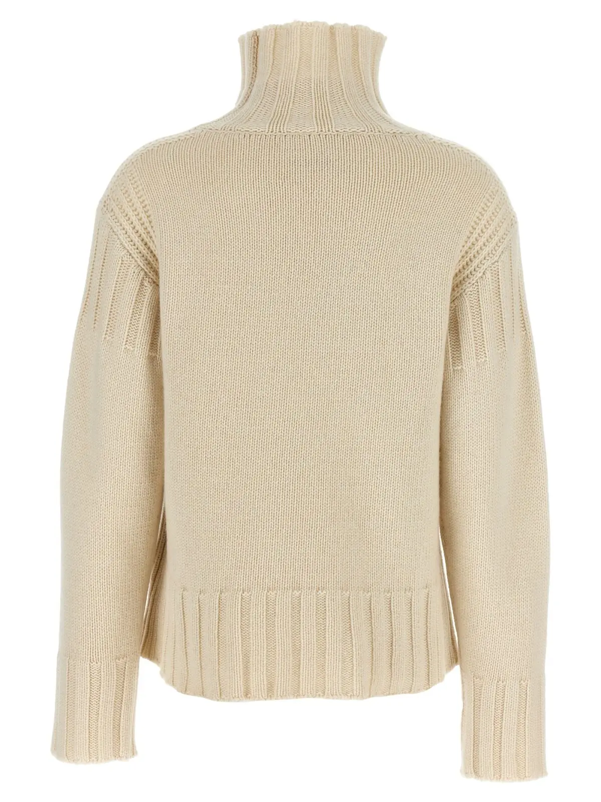 Светр з ребристими деталями Jil Sander Білий 2 Ribbed detail sweater J40GP0019J13207104 JIL SANDER White