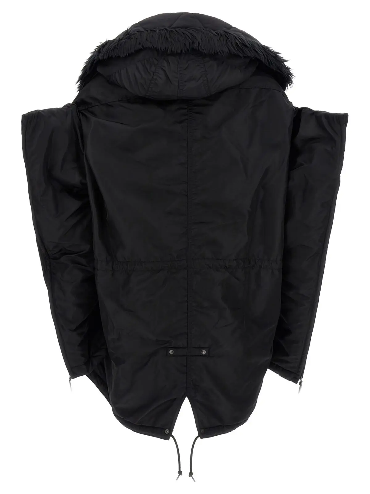 Об'ємна пухова куртка Junya Watanabe Чорна 2 Oversize puffer jacket JNC0151 JUNYA WATANABE Black