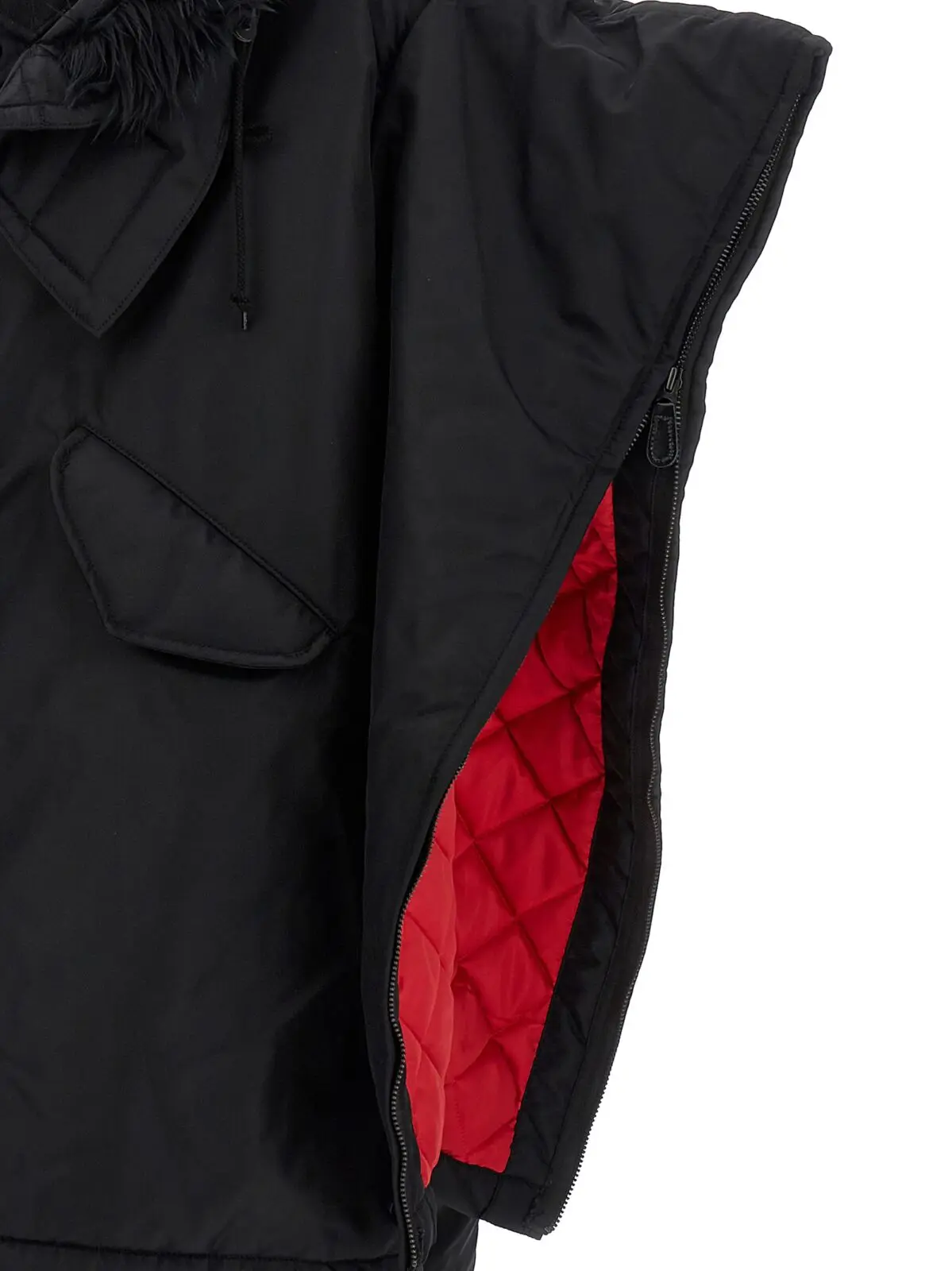 Об'ємна пухова куртка Junya Watanabe Чорна 4 Oversize puffer jacket 100% nylon JUNYA WATANABE Black