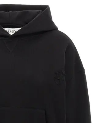 'Anchor Logo' hoodie Woman J.W.ANDERSON Black