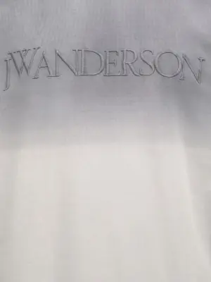 Logo embroidery sweatshirt 100% cotton J.W.ANDERSON Gray