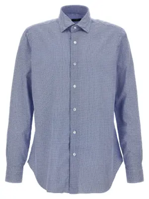 'Culto' shirt BARBA Light Blue