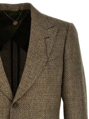 'Keanu' blazer Man MAURIZIO MIRI Beige