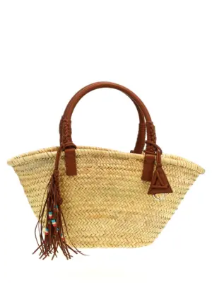 'Icon Palm Leaf Big' handbag ALANUI Brown