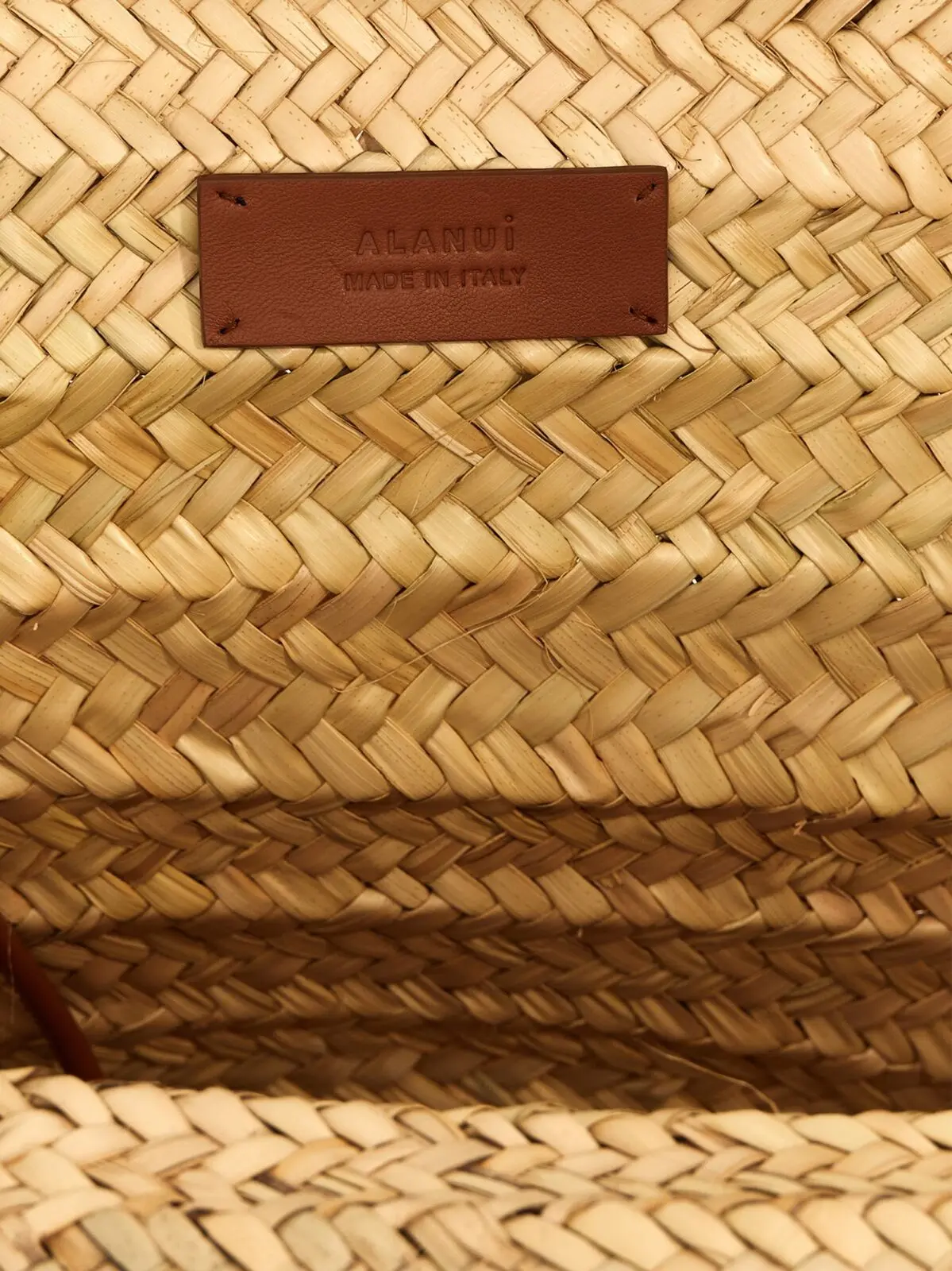 Сумка Icon Palm Leaf Big handbag Alanui Коричневий 4 'Icon Palm Leaf Big' handbag 100% acrylic ALANUI Brown