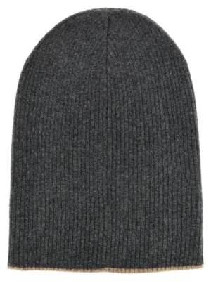 Reversible beanie BRUNELLO CUCINELLI Gray