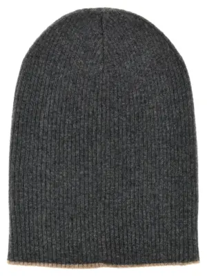 Reversible beanie Man BRUNELLO CUCINELLI Gray