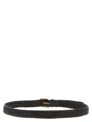 Braided leather belt MAUFB344C6074 BRUNELLO CUCINELLI Brown