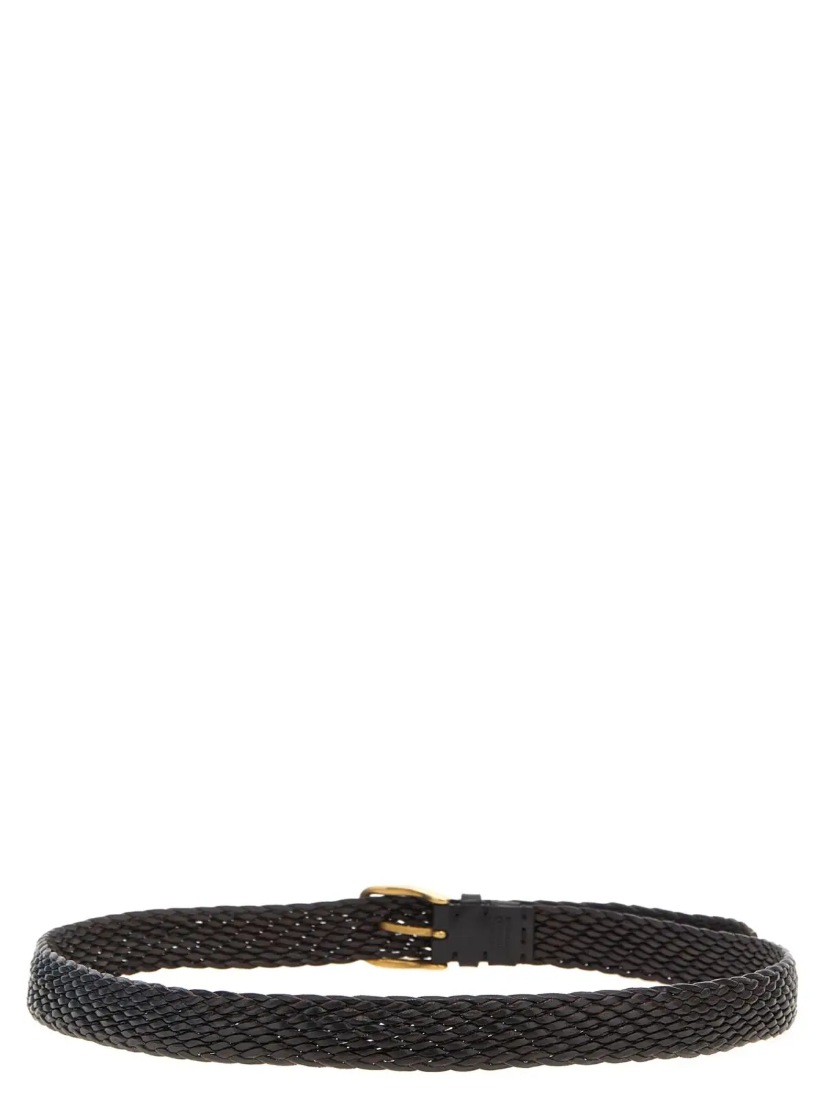Плетений шкіряний ремінь Brunello Cucinelli Коричневий 2 Braided leather belt MAUFB344C6074 BRUNELLO CUCINELLI Brown