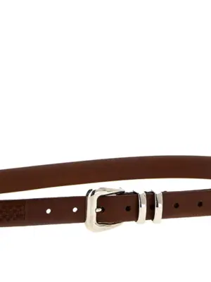 Leather belt Man BRUNELLO CUCINELLI Brown
