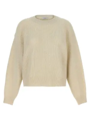 Sequin sweater BRUNELLO CUCINELLI White