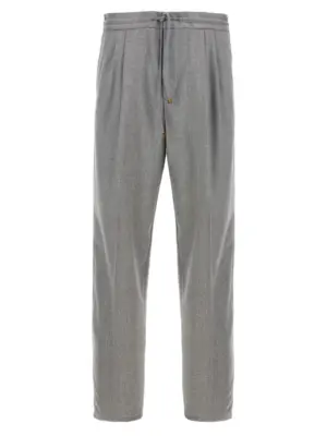Front pleat pants BRUNELLO CUCINELLI Gray