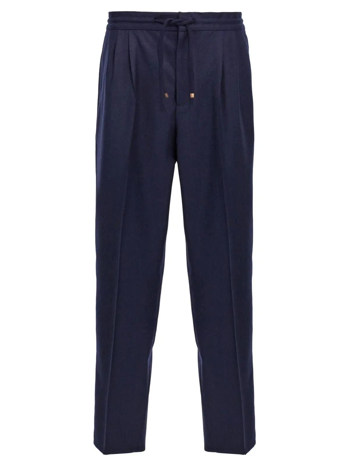 Штани з передніми складками Brunello Cucinelli Сині 1 Front pleat pants BRUNELLO CUCINELLI Blue