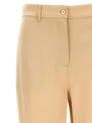 Satin cargo pants Woman MICHAEL MICHAEL KORS Beige