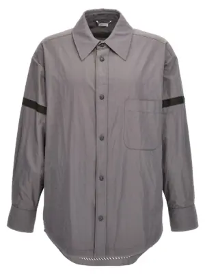 'Snap Front' overshirt THOM BROWNE Gray