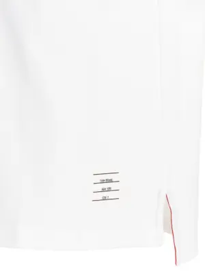 Pocket T-shirt 100% cotton THOM BROWNE White