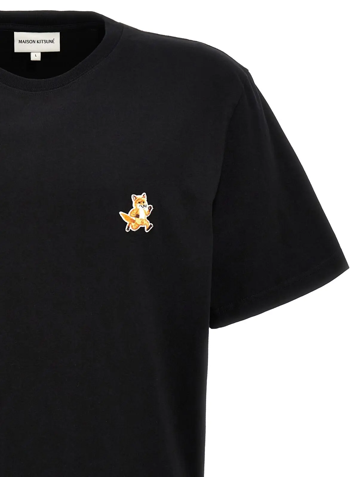 Футболка Maison Kitsune 'Speedy Fox' Чорна 3 'Speedy Fox' T-shirt Man MAISON KITSUNE Black