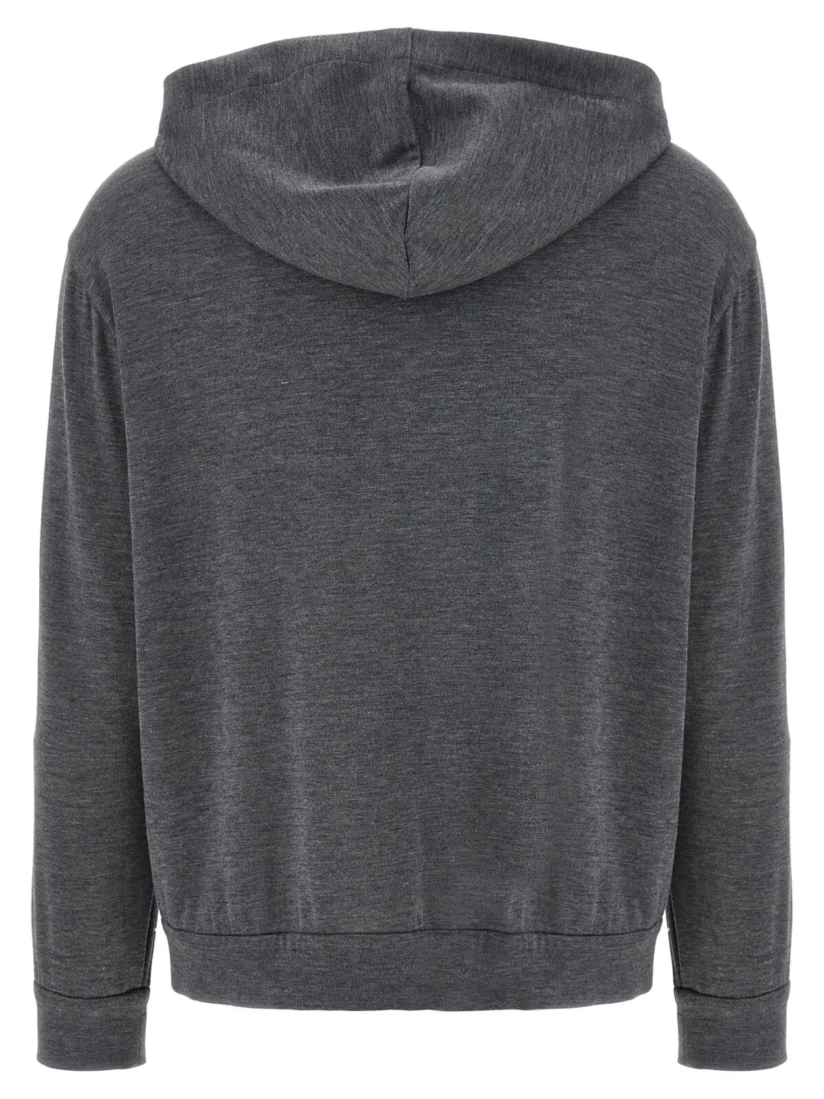 Худі Monile Brunello Cucinelli Сірий 2 'Precious Zipper Pull' Hoodie MP828SB806C572 BRUNELLO CUCINELLI Gray