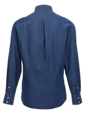Chambray shirt MR6831716C003 BRUNELLO CUCINELLI Blue