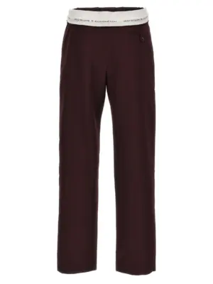 'Rolled Waistband Tailored' pants MRAW23327BURG MARTINE ROSE Bordeaux