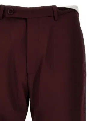 'Rolled Waistband Tailored' pants Man MARTINE ROSE Bordeaux