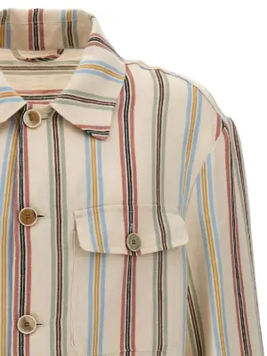 Striped overshirt Man ETRO Multicolor