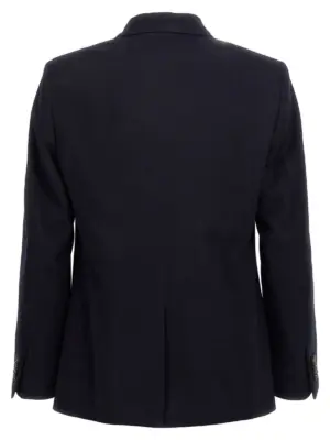 'Decorative Basting' blazer MRCA002699TU2H8B0387 ETRO Blue