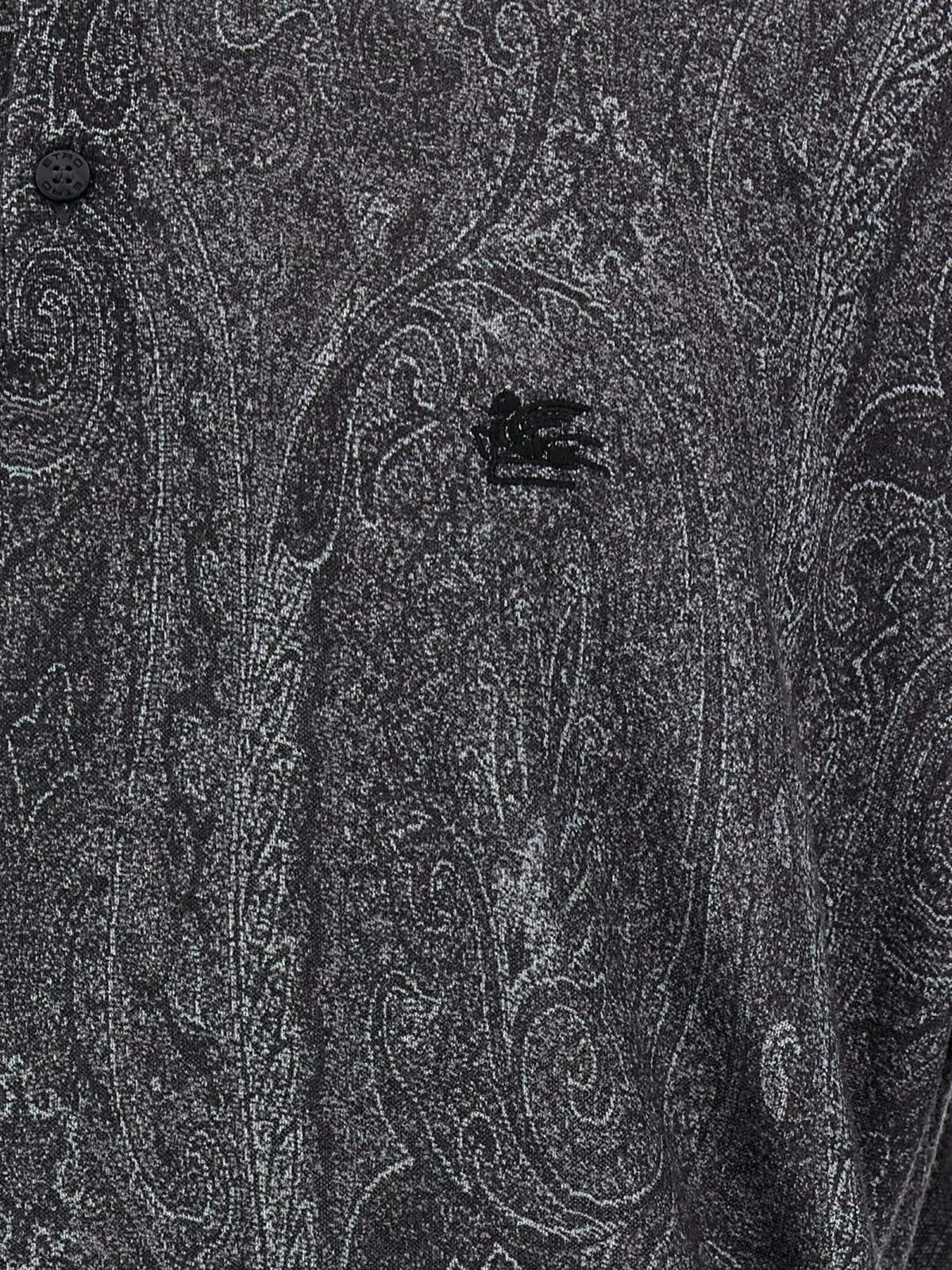 Сорочка-поло Paisley Etro Багатокольорова 4 'Paisley' polo shirt 55% silk