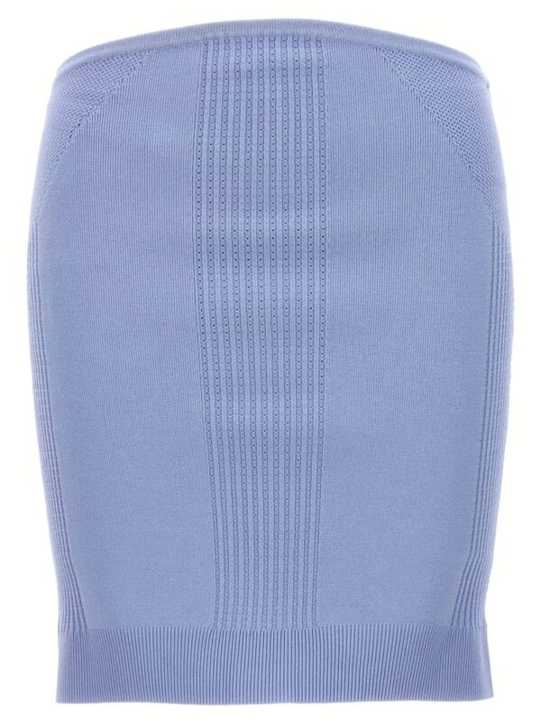'Mix' skirt HERVE LEGER Light Blue