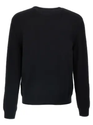 'Moon Logo' sweater MTK004ACKNI0511BK99 MARINE SERRE Black