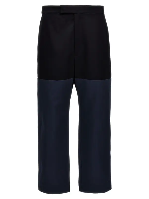'Unconstructed combo' pants THOM BROWNE Blue