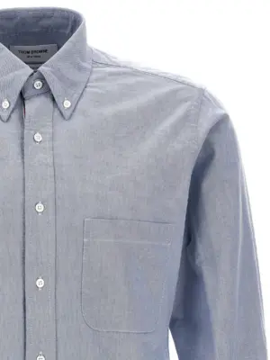 'Classic' shirt Man THOM BROWNE Light Blue