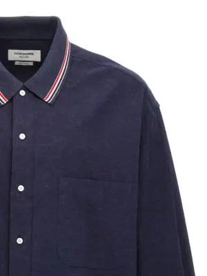 'RWB' shirt Man THOM BROWNE Blue