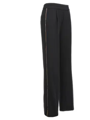Logo band pants Woman HELMUT LANG Black