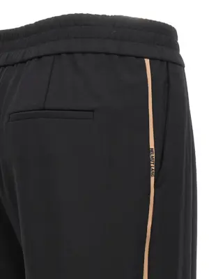 Logo band pants Fall Winter 2023/2024 HELMUT LANG Black