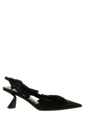 Slingback ruffles NENSI DOJAKA Black