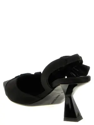 Slingback ruffles ND23FWSC41040ABLACK NENSI DOJAKA Black