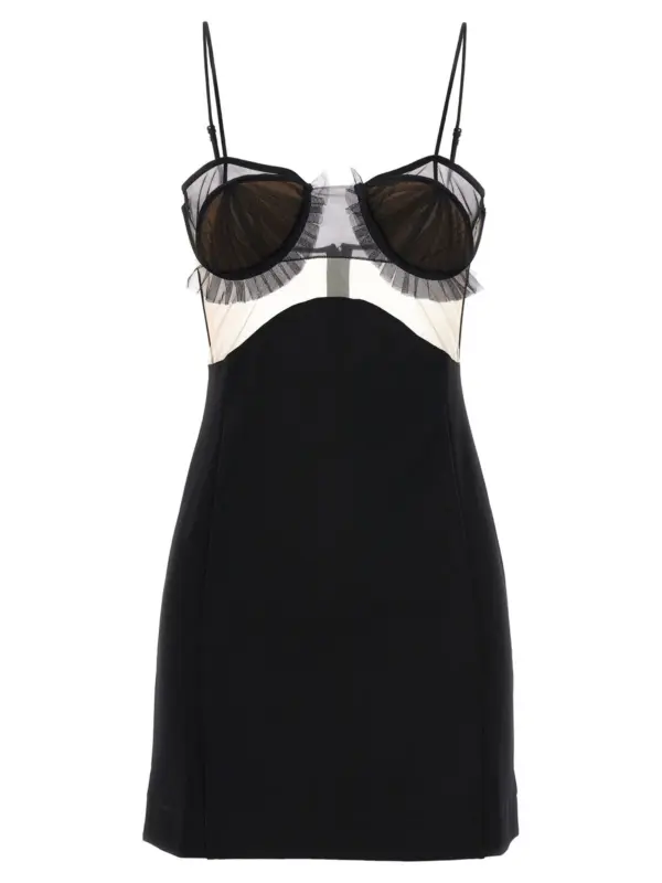 'Explosive Flower Bra' dress NENSI DOJAKA Black