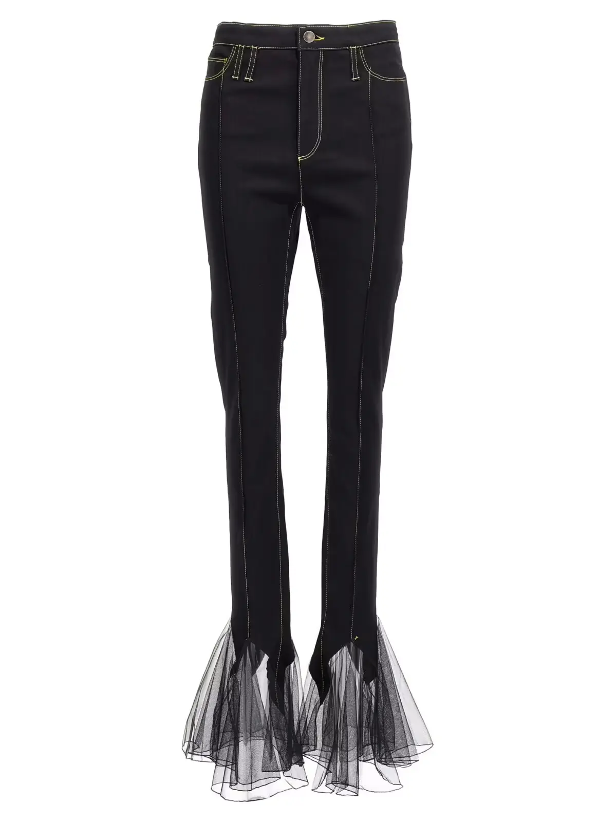 Джинси Tulle Nensi Dojaka Чорні 1 'Tulle' jeans NENSI DOJAKA Black