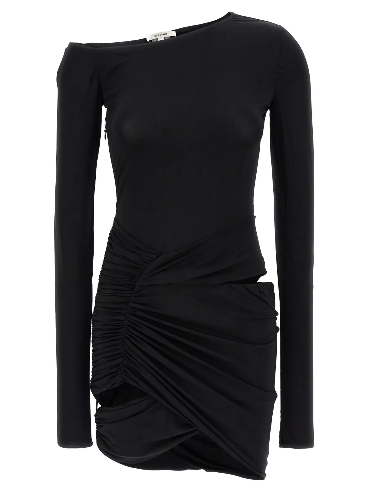 Асиметрична сукня Nensi Dojaka Чорна 1 Asymmetrical dress NENSI DOJAKA Black