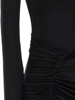 Asymmetrical dress 92% viscose