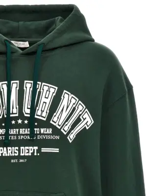 'College' hoodie Man IH NOM UH NIT Green