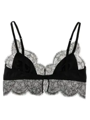 Lace satin bra O1C58TFUAD8N0000 DOLCE & GABBANA Black