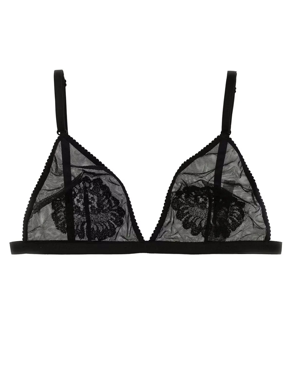 Бюстгальтер Dolce & Gabbana З мереживом Чорний 1 Lace bra DOLCE & GABBANA Black