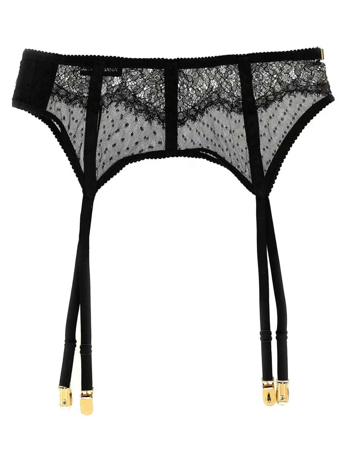 Підв'язки Dolce & Gabbana З мереживом Чорні 1 Lace garters DOLCE & GABBANA Black
