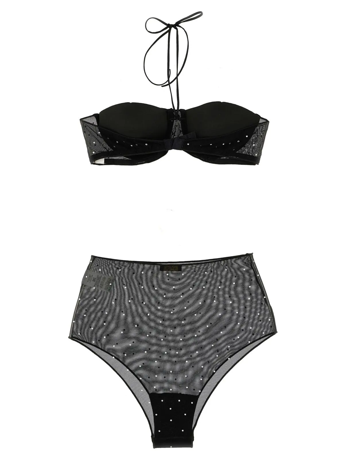 Комплект білизни Gem Necklace set Osèree Чорний 2 'Gem Necklace' set OGW232BLACKCRYSTAL OSÈREE Black