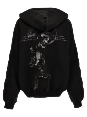 'Matthew' hoodie OMBB118C99FLE00210771077 OFF-WHITE Gray