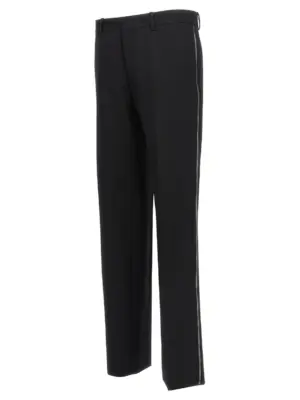 'OW Emb' pants Man OFF-WHITE Black